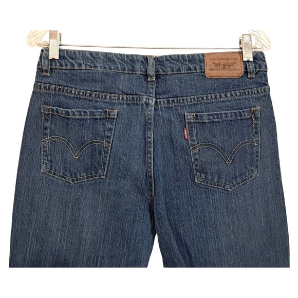 Levis 517 Stretch Flare Bootcut Jeans Sz 18.5 Plus Adjustable Waist 2009 - Picture 9 of 10